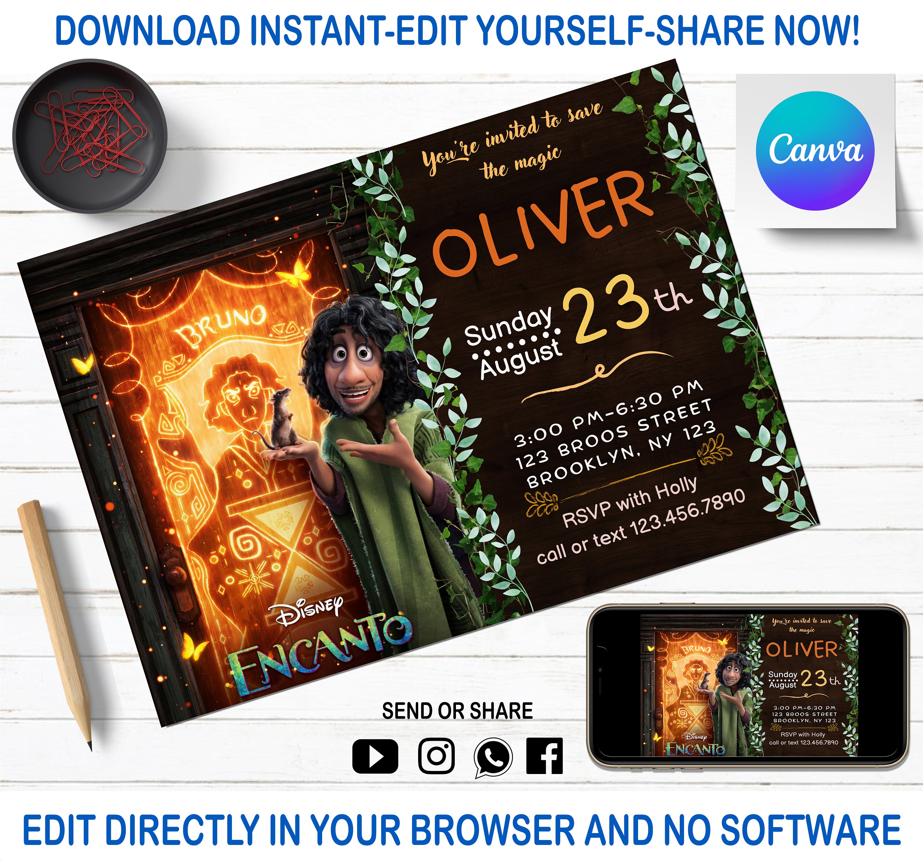 Invitations & Announcements Paper Paper & Party Supplies Digital