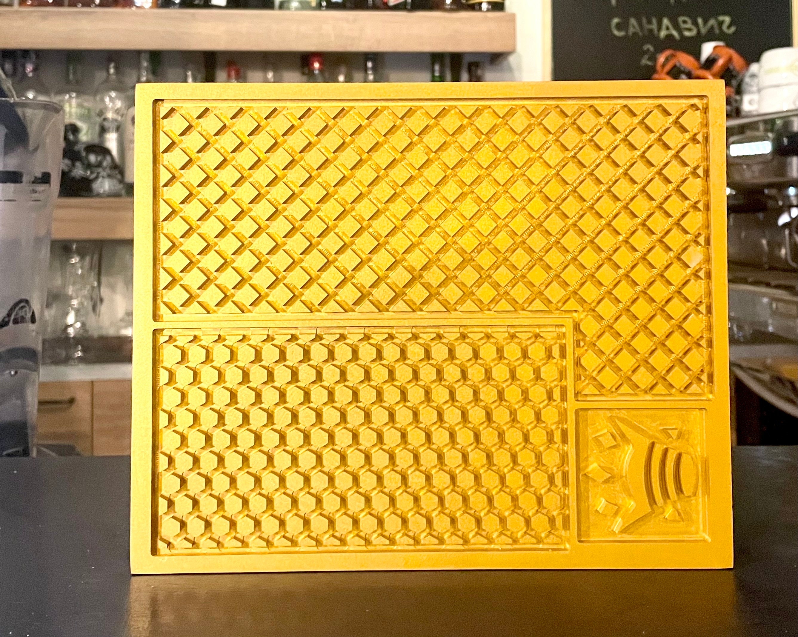 Custom Ice Plate, Monogram Ice Stamp, Ice Cube Plate Custom, Ice Stamp