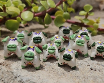 Mini Chanchito Pair Spring Collection - Traditional Good Luck Charm