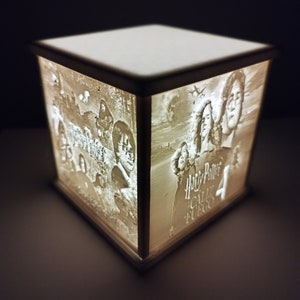 Personalized 3D lithophany with your photo, 3D Photo Lamp, 3D lithophany, wizard lithophany, Night light for children, gift for him or her