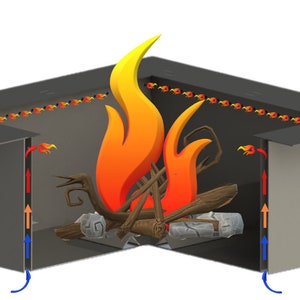 Smokeless Square Fire Pit Insert Plans