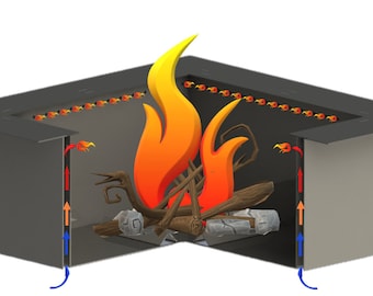 Smokeless Square Fire Pit Insert Plans Canada