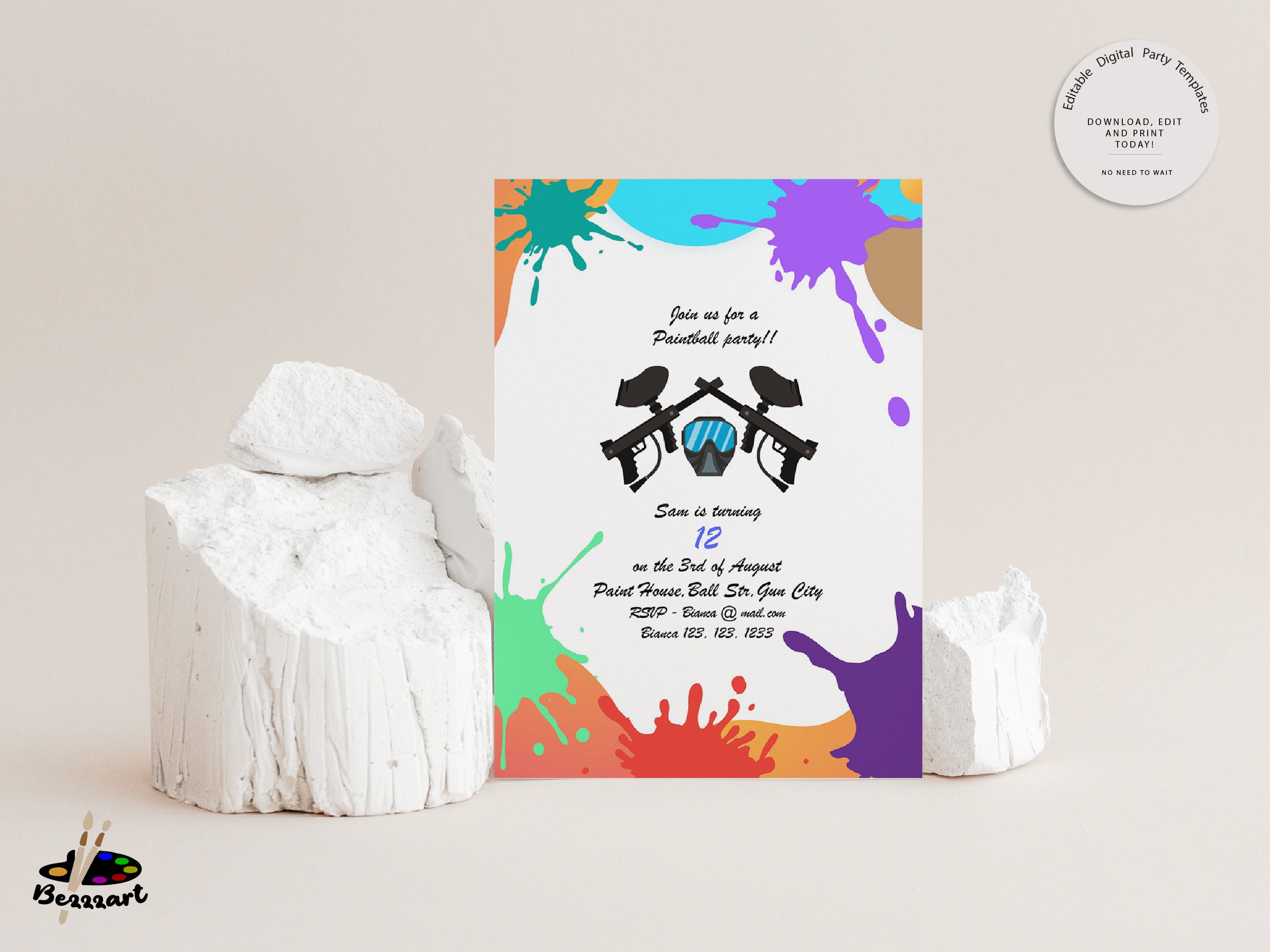 Paintball Event - Etsy