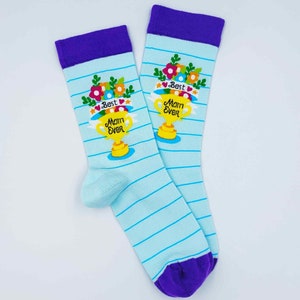 Best Mom Ever Writen Cute Socks, Mother Days Gift, Gift for Mom, moms day gift, gift idea