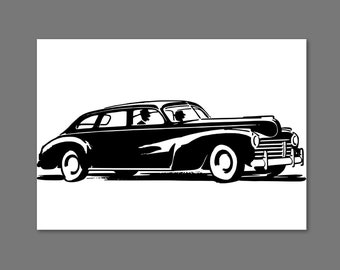 1940s Car Svg - Etsy