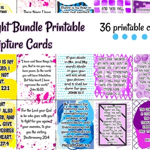 Bright Bundle Scripture Cards for Teens (36 cards)