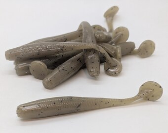 3.5" Slim Shimmy, custom color Shrimp Brown, Redfish, Flounder, Speckled Trout, Inshore Fishing, Saltwater Baits