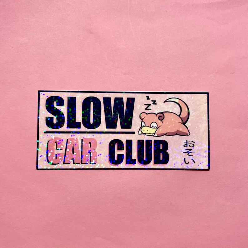 Slow Car Club JDM Sticker - Etsy