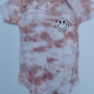 Tie Dye Lightning Smiley Anak Tee/Onesie