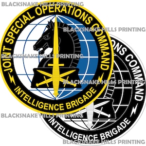 JSOC-Intellingence Brigade Patch Vector Image Files (.ai, .pdf, .eps, & .svg Formats) plus High Res Rasters (.jpg and .png)