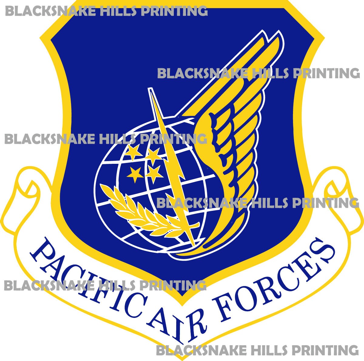 PACAF Patch Vector Image Files .ai .pdf .eps & .svg Etsy
