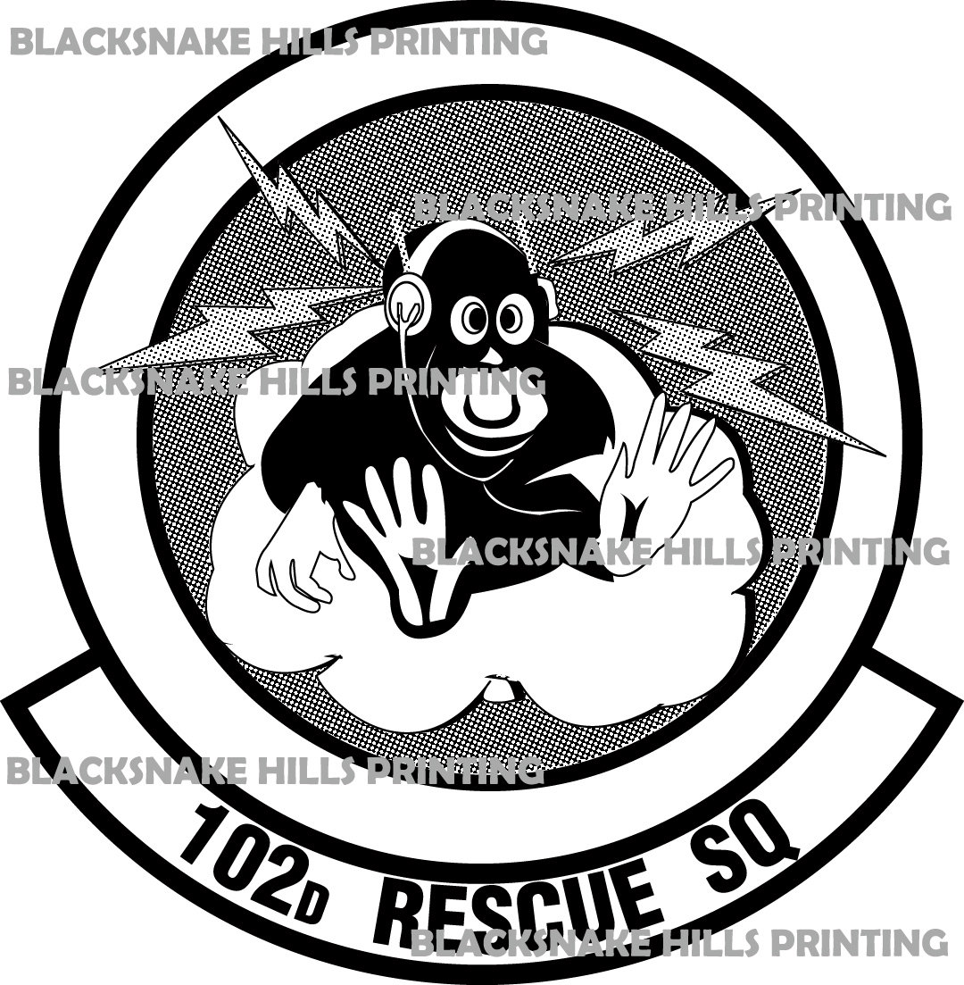 102d Rescue Squadron Patch Vector Image Files .ai .pdf - Etsy