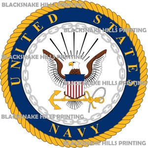 US Navy Emblem Vector Image Files multiple Formats Plus JPG - Etsy