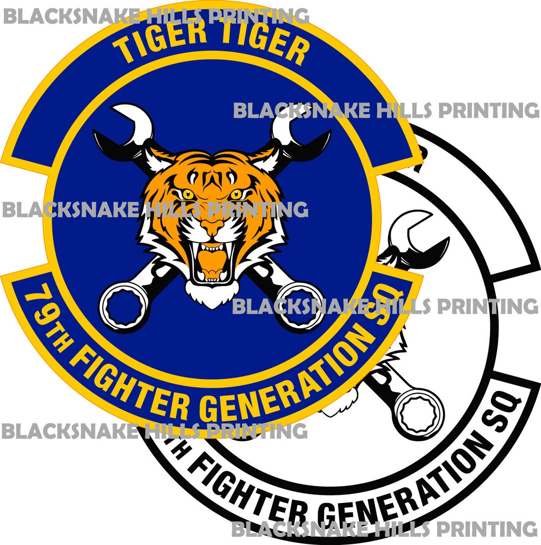 79th Fighter Generation Squadron Patch Vector Image Files .ai, .pdf ...