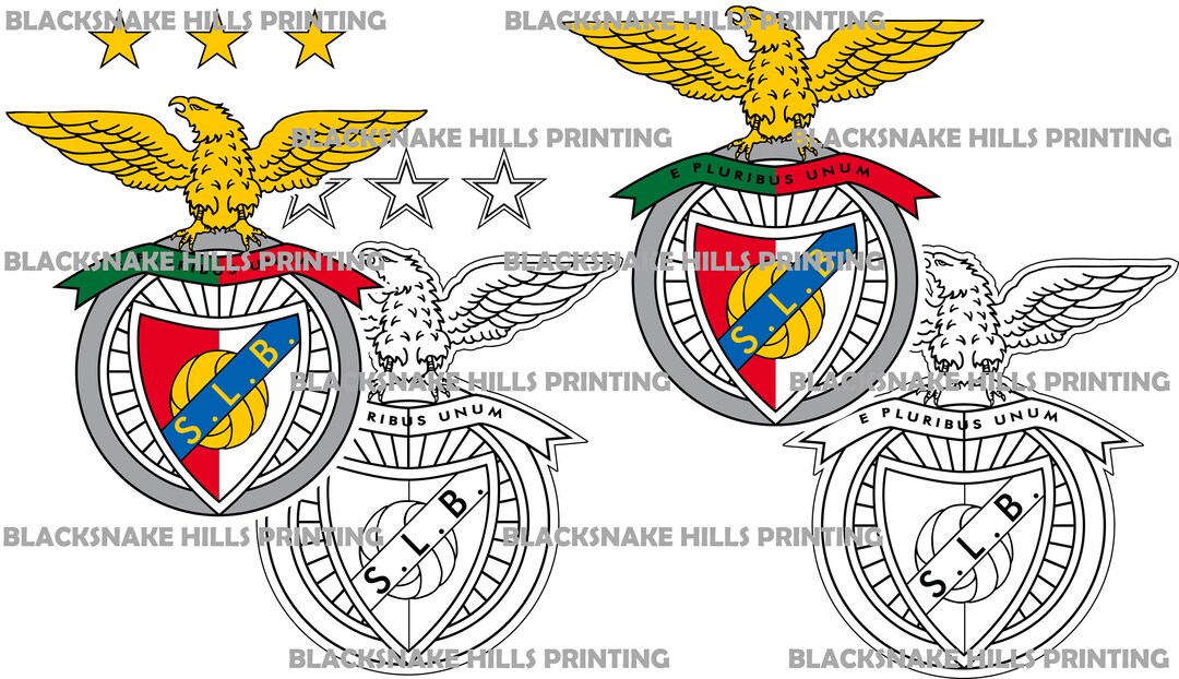 S.L. Benfica Logo Vector Image Files .svg, .pdf, .ai, & .eps Formats