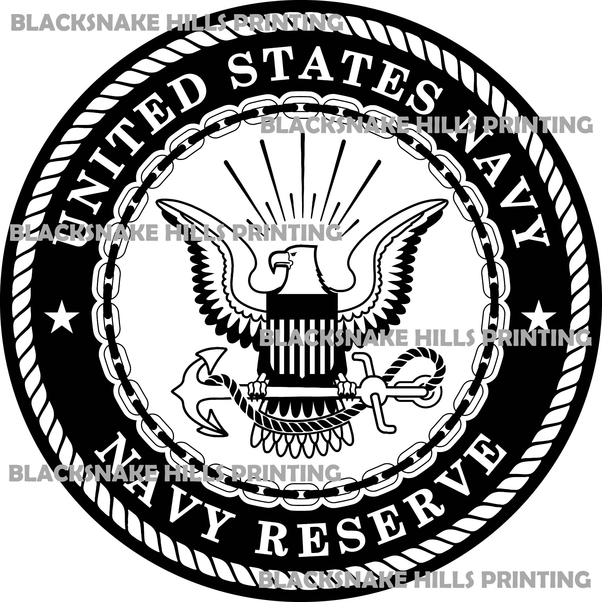 Us navy reserve seal vector image files ai pdf eps etsy