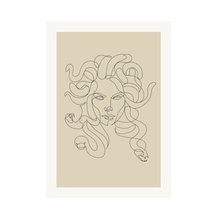 Medusa Digital Download, Feminist Print, Request your own colour