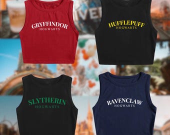 wizard house | crop tank or comfort colors tee