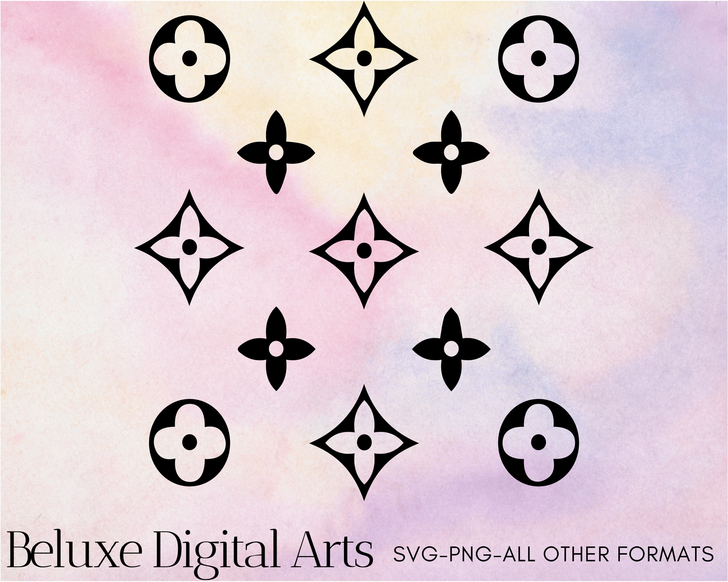 Louis vuitton sticker stencil for deals shoes