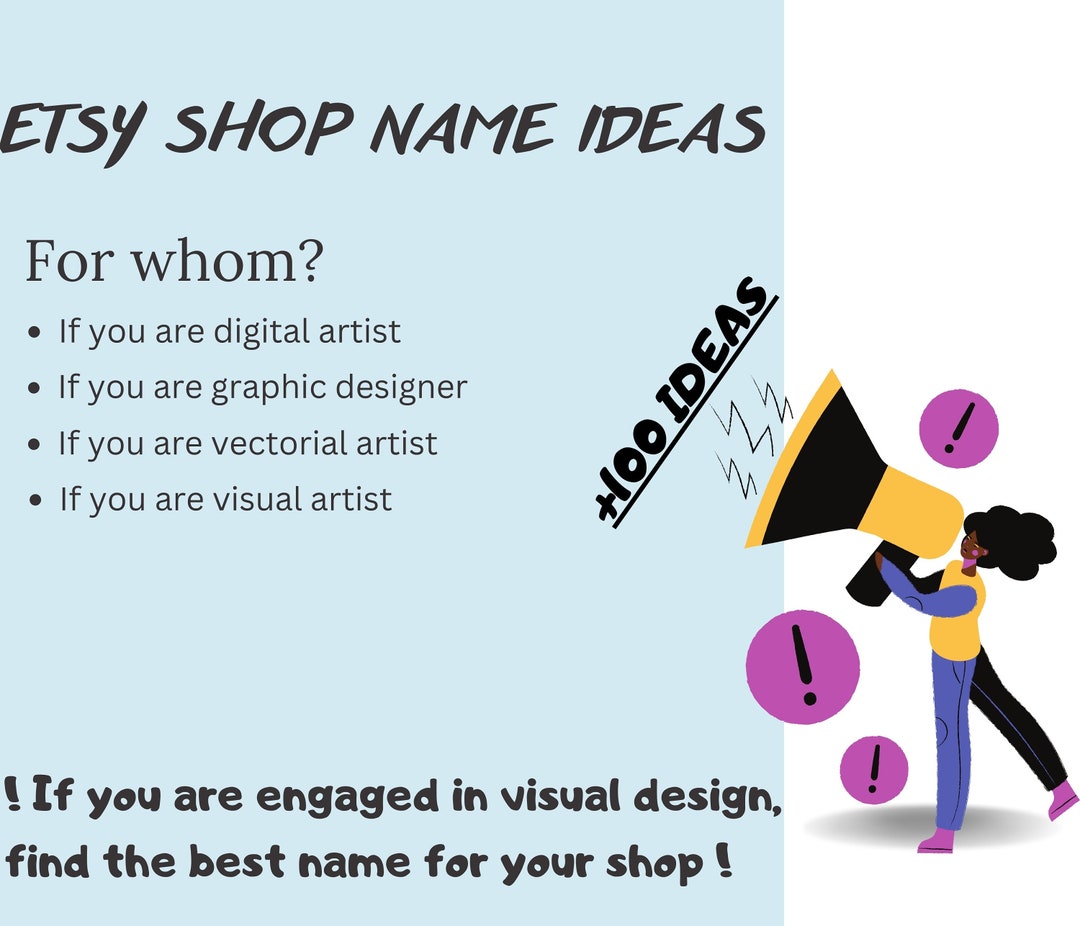 Etsy Shop Name Ideas for Digital Artists and Designers Comprehensive
