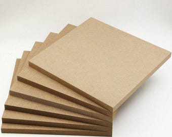 MDF Wooden Board Cut To Size 3/8" Thick - Custom Size Table Top or Work Bench - Custom Scrap Wood Board For Home Improvement or DIY Gift
