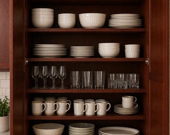 Cut To Size Melamine Shelf For Kitchen Closet Storage Organization - Cut To Order Shelving For Kitchen-And-Dining - Custom Pantry Organizer