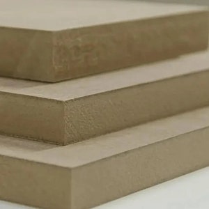 3/8" MDF Squares 10 Pack Cut To Size Fall Home Decor - MDF Blanks and Sheets For Crafts or Home Improvement -Custom Cut Wood For Furniture