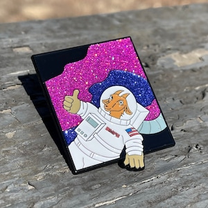 Billy Strings BMFS Space Goat OG Enamel Pin