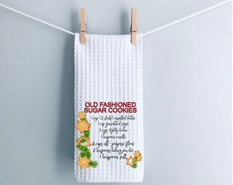 Sugar Cookie Recipe Dish Towel
