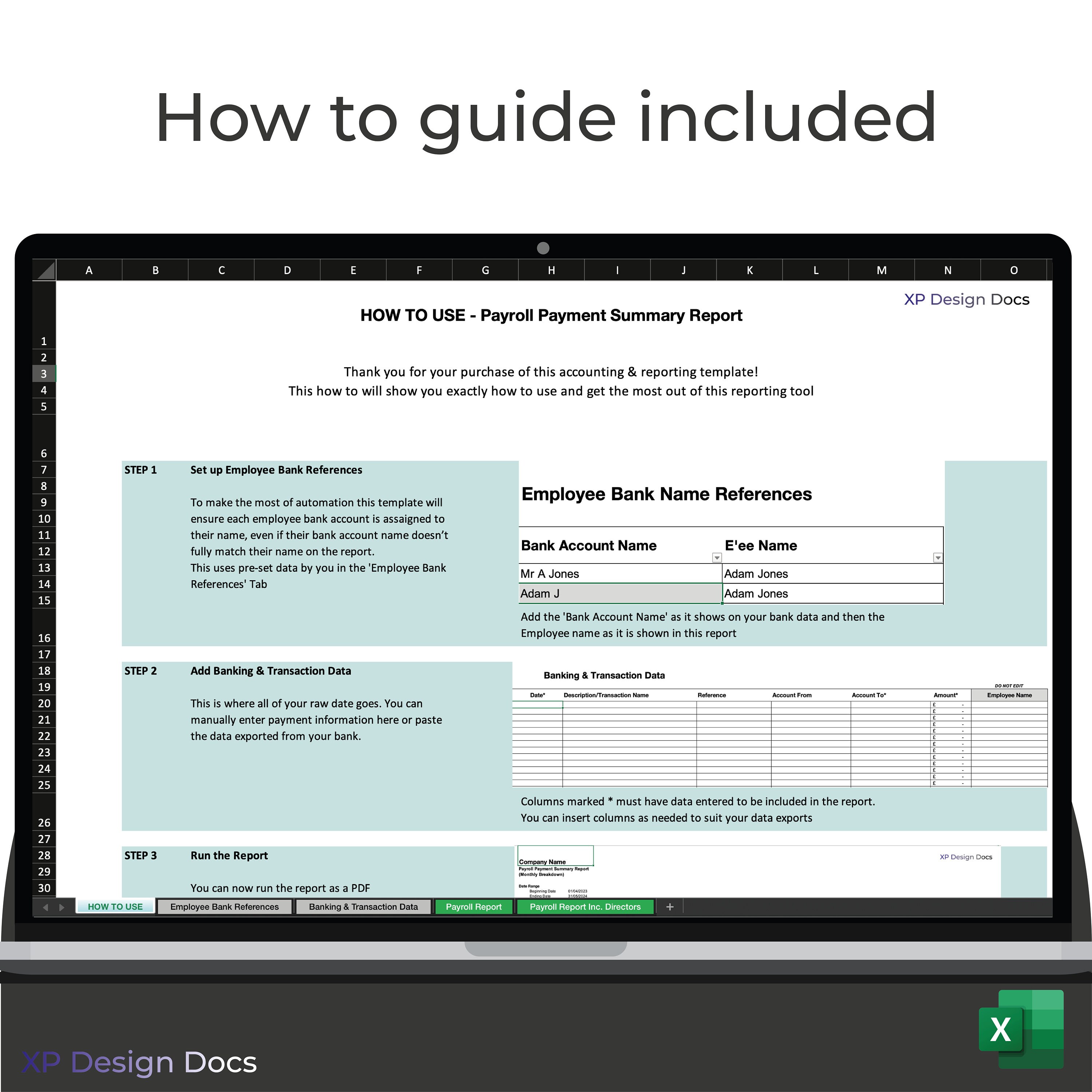 Finance Reporting Tools - Payroll Payment Summary Report - Etsy