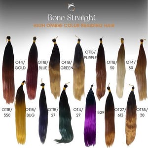 Two Tonne Bone Straight Braiding Hair