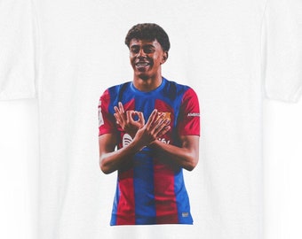 Lamine Yamal Shirt, Fan T-Shirt, Yamal Jersey, Football Jersey, Soccer Shirt - Unisex Heavy Cotton Tee