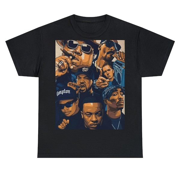 HipHop Shirt, Hip Hop Legends Shirt, HipHop Vintage Shirt, Classic Hip-Hop T-Shirt