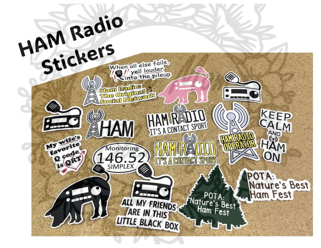 Triple R Radio Sticker Ham Radio Stickers: Water-resistant Decals for Laptop, Log Book - Etsy