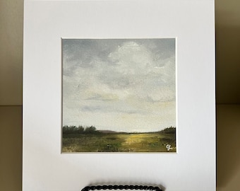 Landscape Oil Painting Original Art 5x5