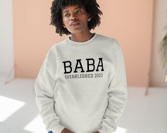Baba - Nonbinary Parent Premium Crewneck Sweatshirt