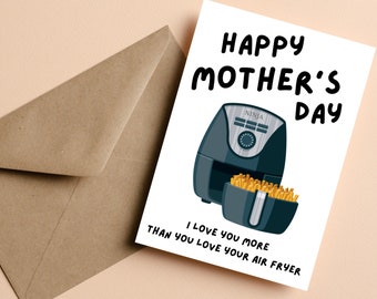 Funny Mothers Day Greeting Card | Gifts for Her | Mothers Day Card | Greeting Card #007
