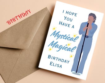 Birthday Mystical Magical Greeting Card | Gifts for Her | Gifts for Him | Benson Boone Greeting Card #053