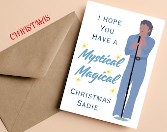 Christmas Mystical Magical Greeting Card | Gifts for Her | Gifts for Him | Benson Boone Greeting Card #055