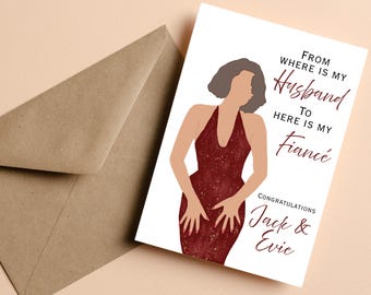 Where is my husband Greeting Card | Gifts for Her | Gifts for Him | Raye Greeting Card #054