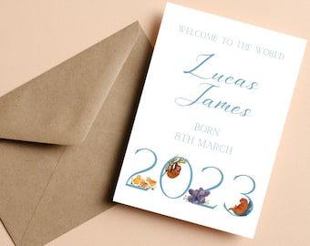 New Born Greeting Card | Gifts for Her | Gifts for Him | Greeting Card #030