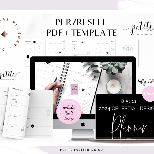 Canva 2024 Agenda Etsy UK