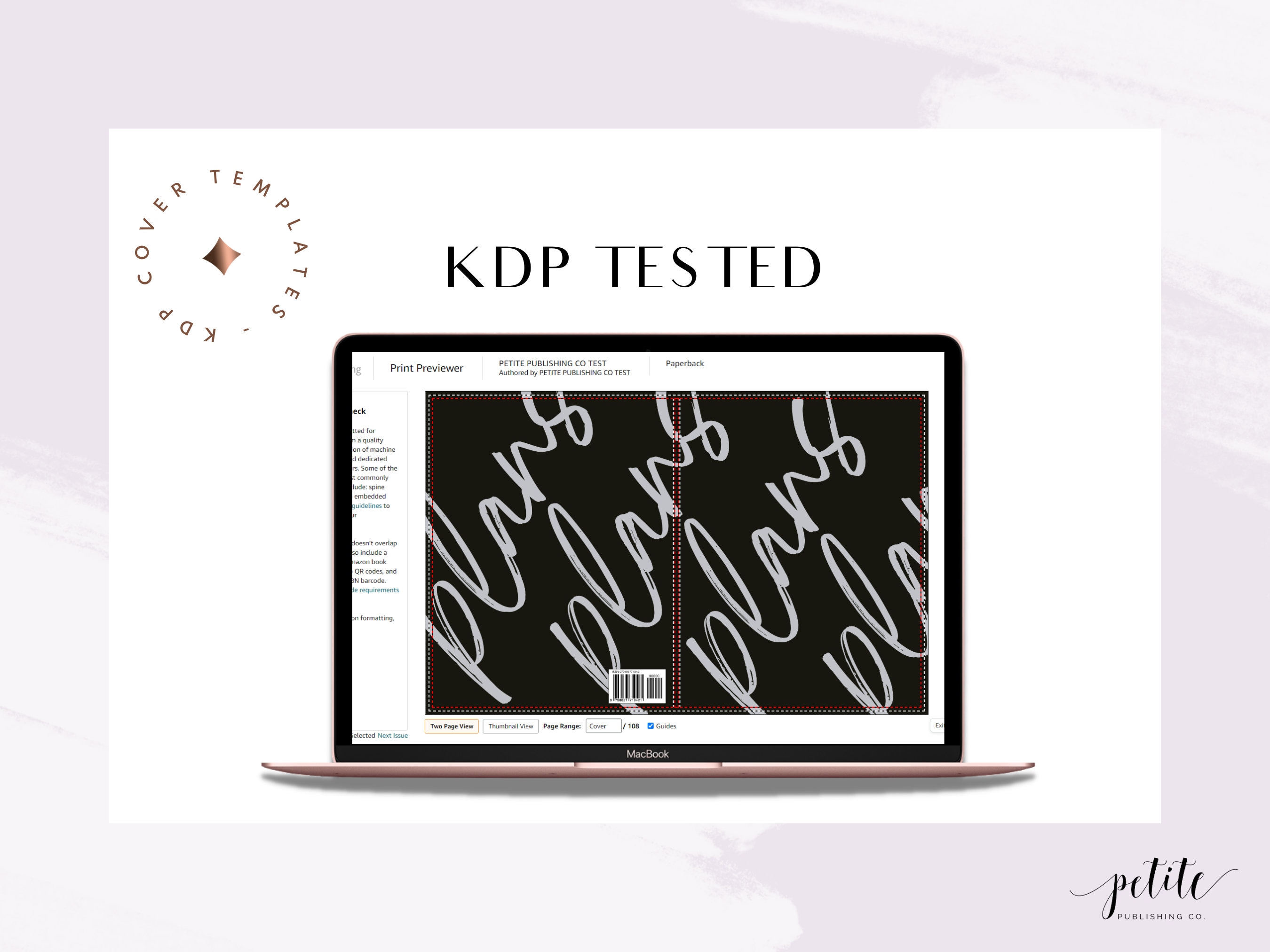 KDP Cover Templates Canva Amazon KDP Book Cover Logbook Tracker