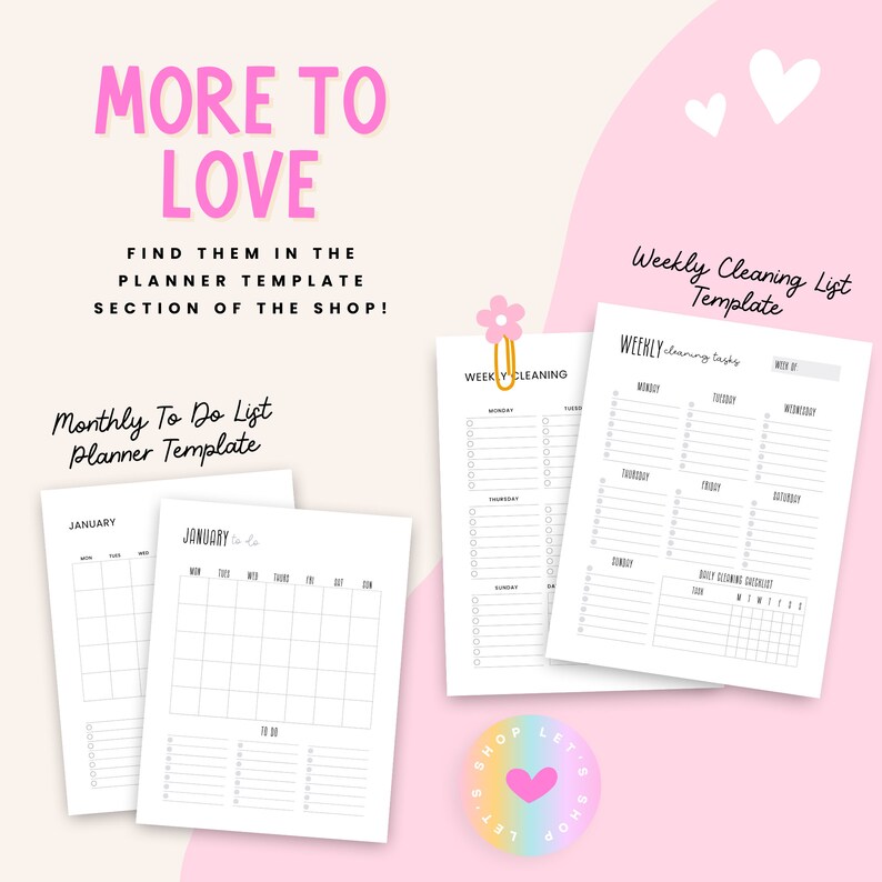PLR Yearly Cleaning List Canva Template, Resell MRR, to Do List, Chore ...