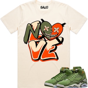 Jordan 12 hotsell olive green shirt