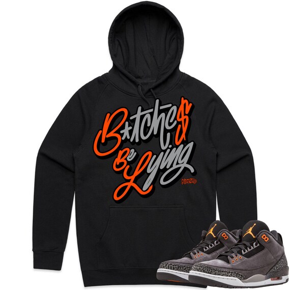 Orange store jordan hoodie