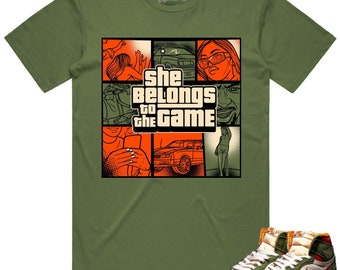 Jordan 1 Celadon 1s Shirt to Match - CELADON BELONGS TO the game