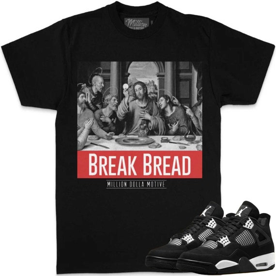 Jordan 4 White Thunder 4s Shirt to Match BREAK BREAD Etsy Canada