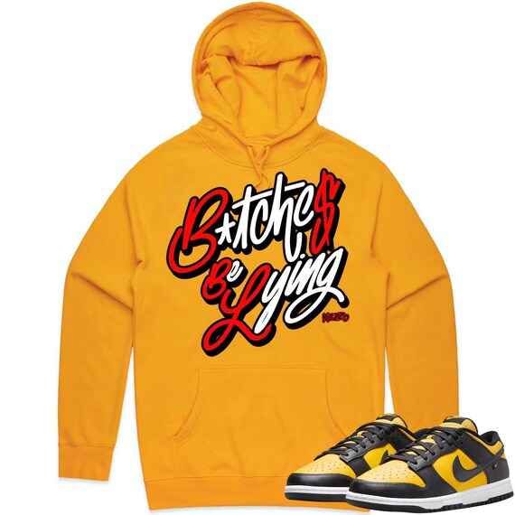 Black and university gold hoodie hotsell