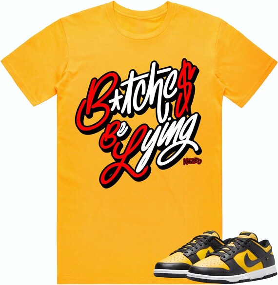 Black and university gold shirt hotsell